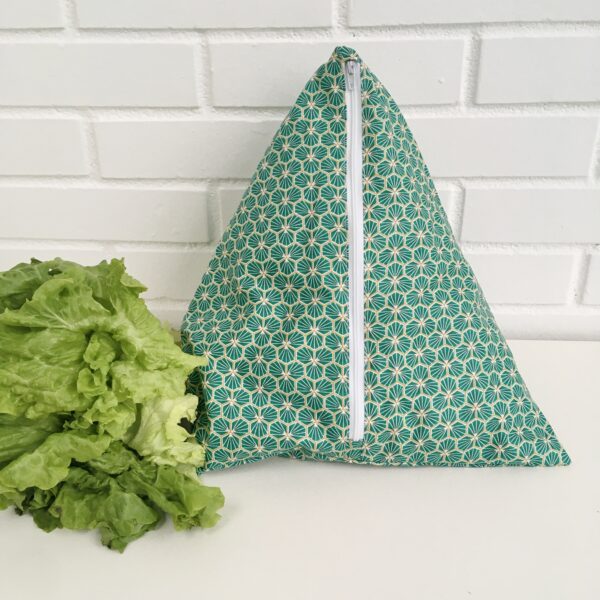 Sac à salade alvéoles vertes